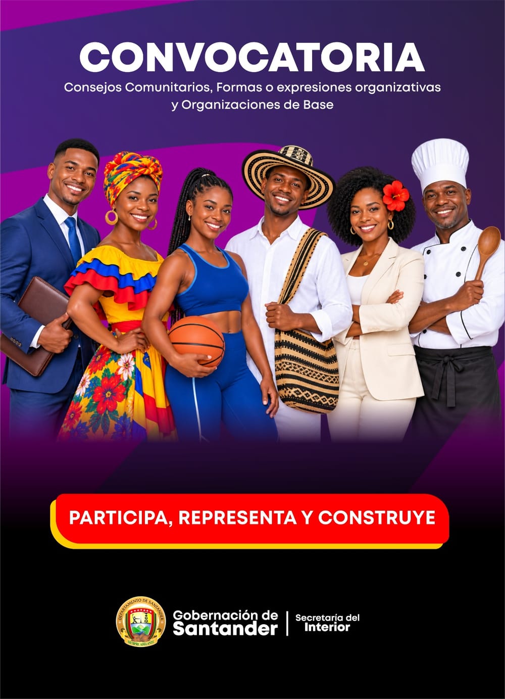 Abierta convocatoria para elegir representantes de comunidades afrocolombianas en Santander imagen de la publicación