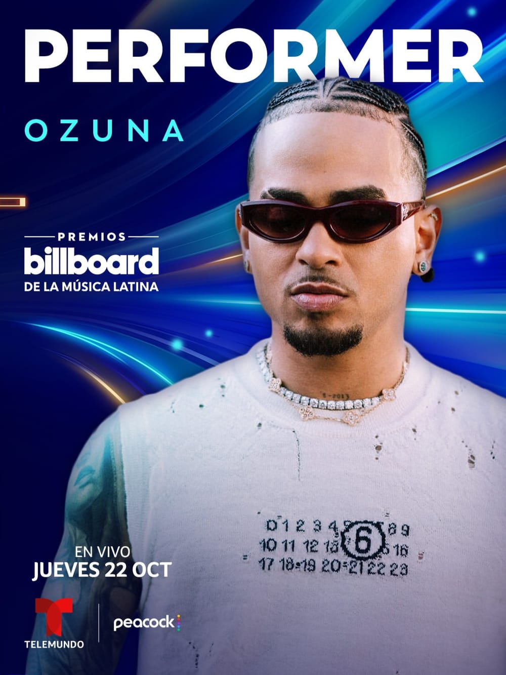 Ozuna llegará a los Premios Billboard de la Música Latina 2026, con Colombia entre los protagonistas imagen de la publicación