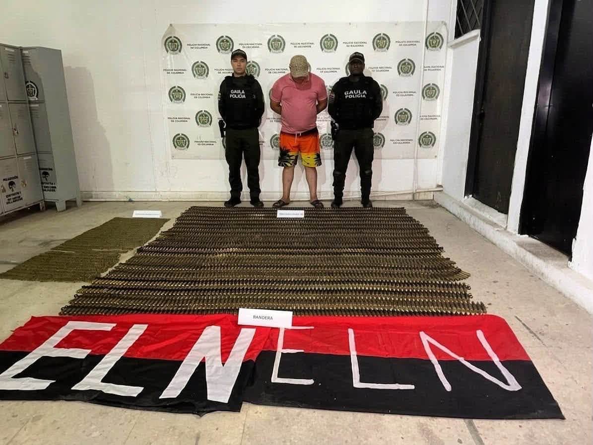 Cayó con casi 5.000 municiones: así golpearon la red logística del ELN en Magdalena Medio imagen de la publicación
