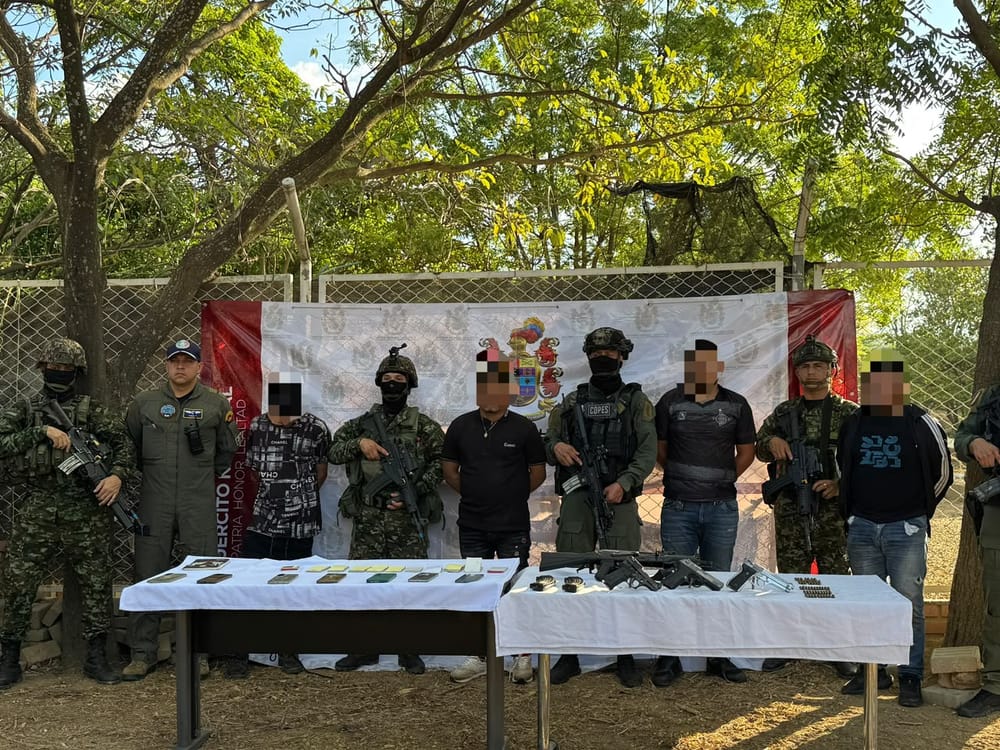 Cinco integrantes del ELN fueron capturados cuando presuntamente extorsionaban a comunidad imagen de la publicación