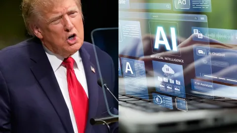 Trump descarta limitar el desarrollo de la IA imagen de la publicación