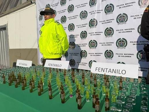 Millonario cargamento de ketamina y fentanilo viajaba oculto en un bus por Santander imagen de la publicación