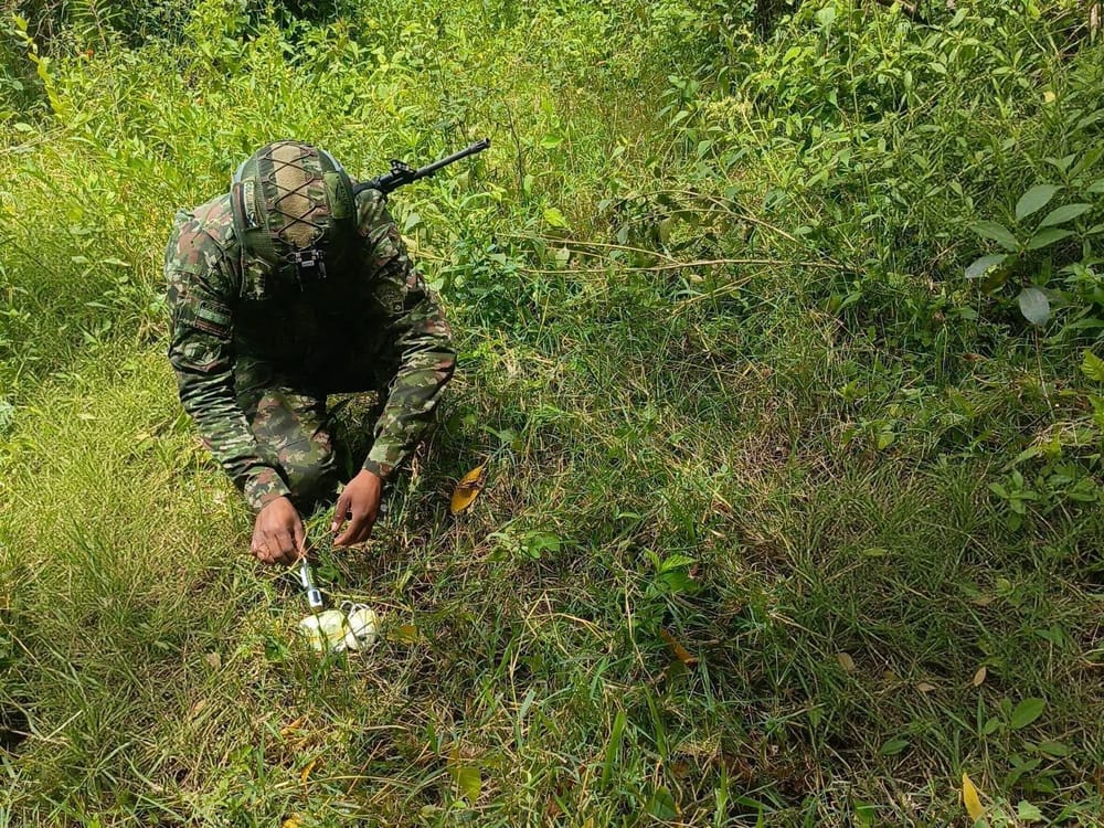 Evitaron una tragedia: Ejército encontró dos explosivos del ELN en Norte de Santander imagen de la publicación