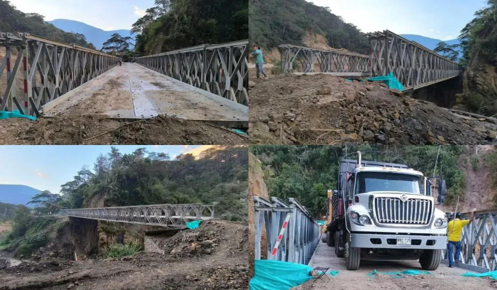 Reactivan obras del puente sobre el río Congreso en San Andrés imagen de la publicación