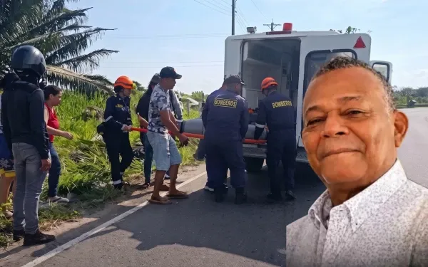 En centro médico de Bucaramanga murió Francisco Saavedra tras fuerte accidente en Santander imagen de la publicación