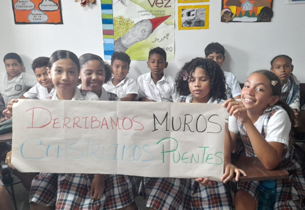 World Vision se une a más de 1.400 niñas, niños y jóvenes en Santander y Atlántico para impulsar acciones de paz imagen de la publicación
