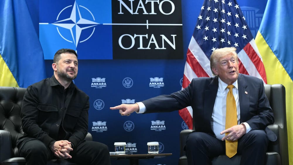 Presidente de Ucrania acusó de traición a Donald Trump imagen de la publicación