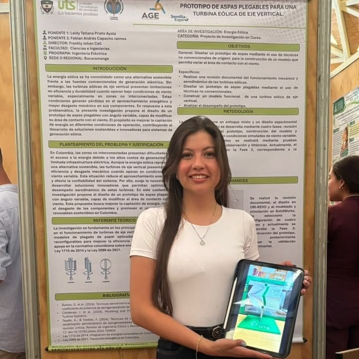 Estudiante UTS en ENISI 2026 imagen de la publicación