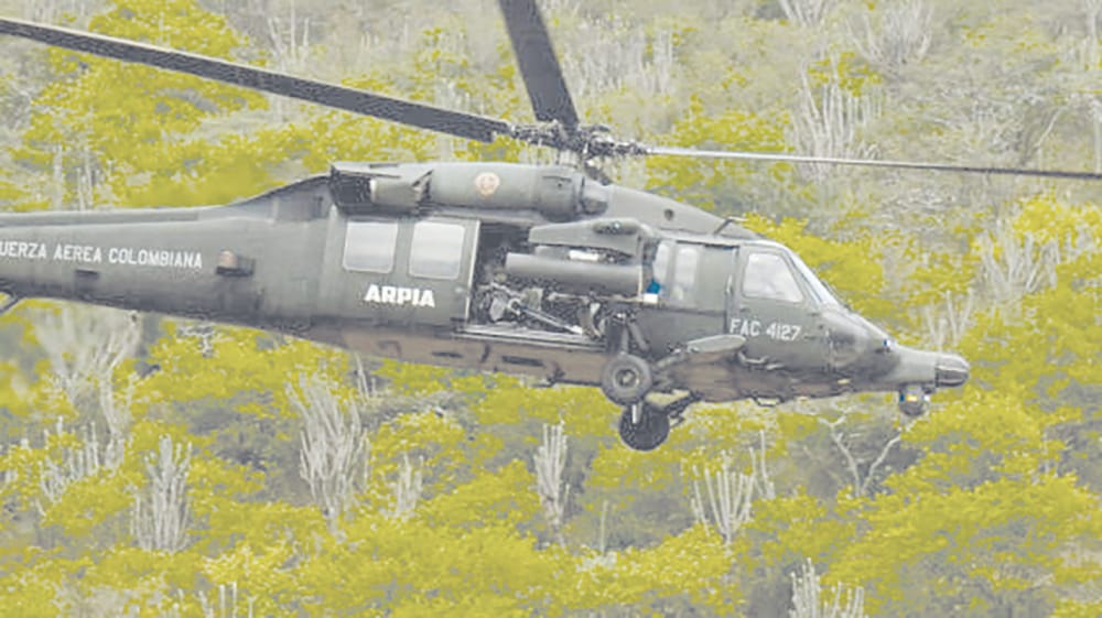 Helicóptero militar atacado por bandidos en NARIÑO imagen de la publicación
