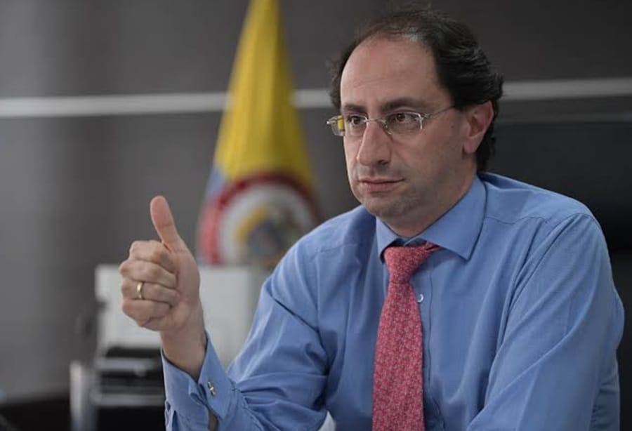 Vicepresidente de la República, José Manuel Restrepo en evento del Icetex en Bucaramanga imagen de la publicación