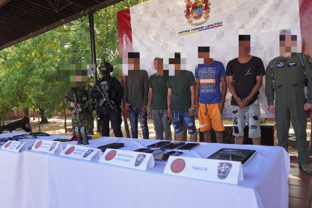 Diezmado grupo narcocriminal al ser capturados cinco de sus integrantes imagen de la publicación