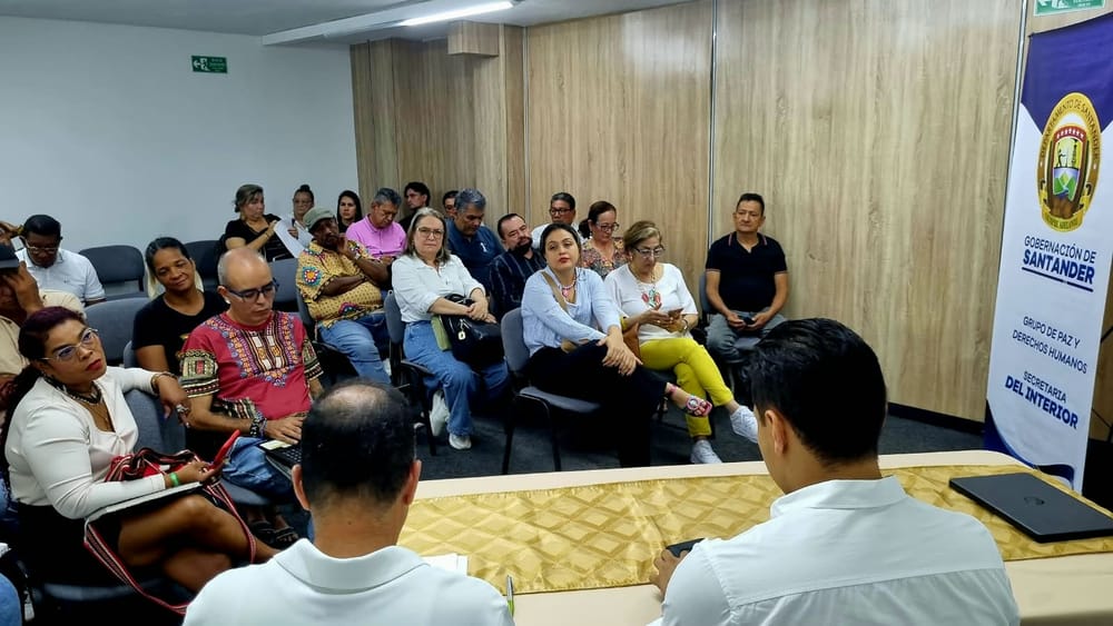 Segunda sesión consultiva del Plan de Desarrollo con Enfoque Étnico en Santander imagen de la publicación