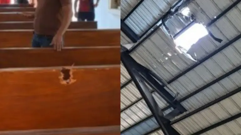 Ataque con explosivos sacudió una iglesia en el Catatumbo: temor por daños en templo parroquial imagen de la publicación