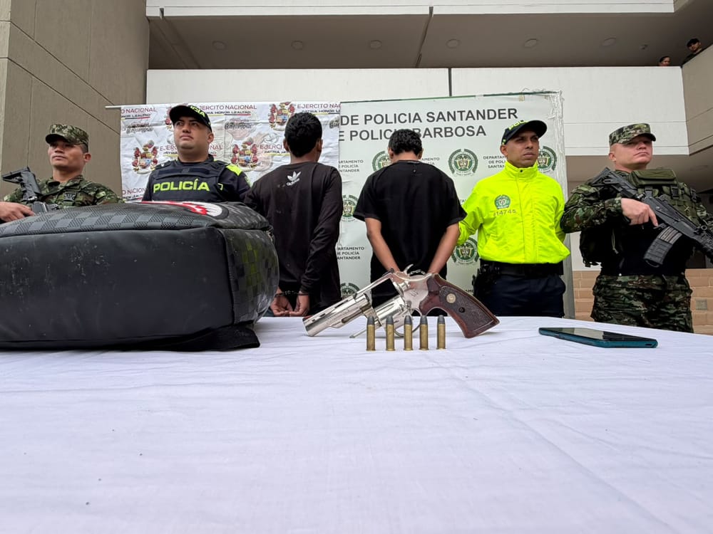 En menos de 12 horas cayeron los señalados de un doble homicidio en Barbosa imagen de la publicación