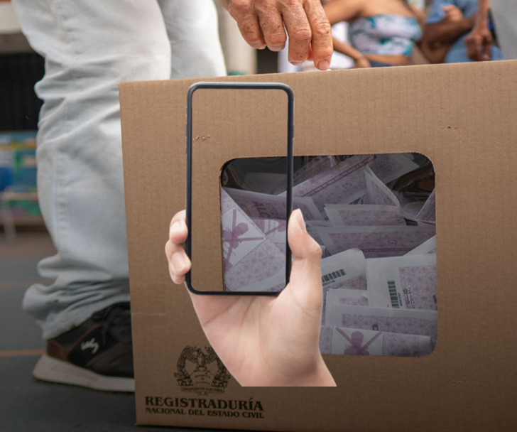 ¿Le va a tomar foto al tarjetón? Pilas porque lo van a multar imagen de la publicación