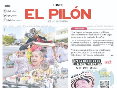 Romario Andrés Morón Bertel  nuevo Rey Vallenato aficionado imagen de la publicación