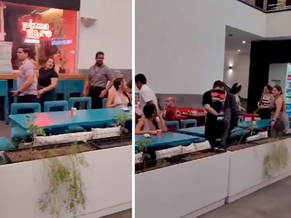 Comensales se quejaron de pizzería y mesero los acusó de tacaños