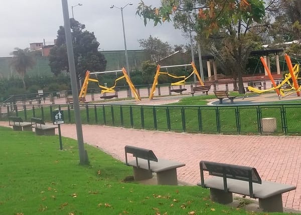 Un hombre busca a su esposa e hijo que desaparecieron de un parque