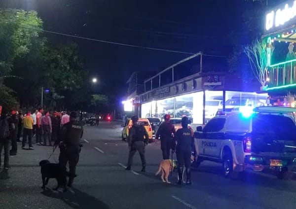 Atentado con granada dejó dos heridos y daños materiales en zona comercial