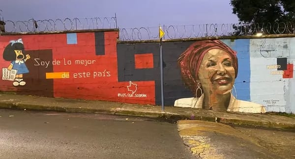 Mural en homenaje a Piedad Córdoba desata reacciones, amenazas y teorías conspirativas