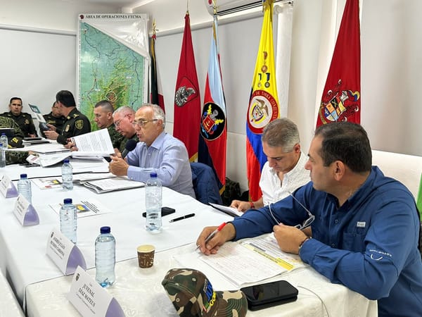 Ministro de Defensa junto a 3 gobernadores y 7 alcaldes se reunieron para enfrentar criminalidad en el Magdalena Medio