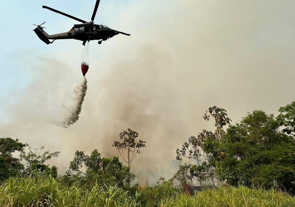Preocupación por incendios forestales activos en zona rural de Barrancabermeja