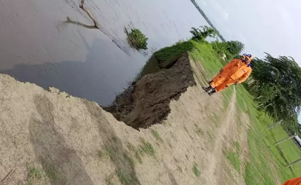 Alerta en Puerto Wilches por jarillón que se derrumbó