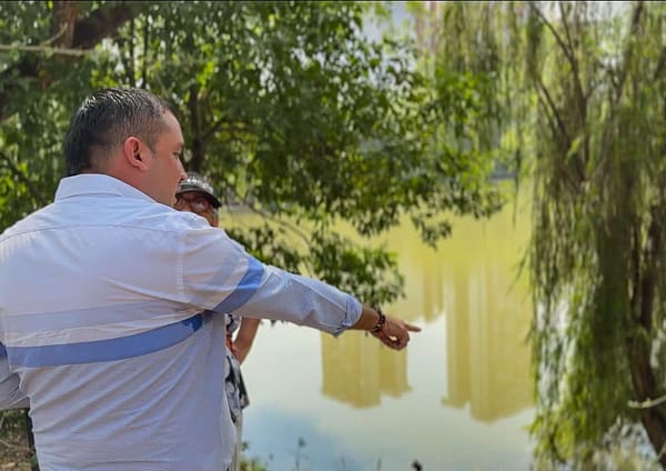 Alcalde de Floridablanca anuncia plan para revitalizar Parque El Lago