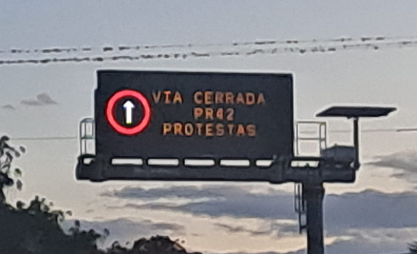Protesta de transportadores causa cierre en la vía Bucaramanga - Barrancabermeja