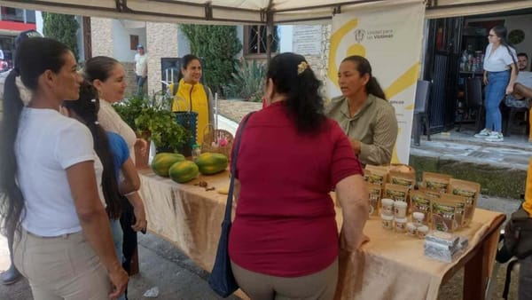Mercado campesino fortaleció la reparación colectiva en Santa Helena del Opón