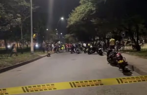 Abuela y nieta atropelladas por un motociclista en Girón