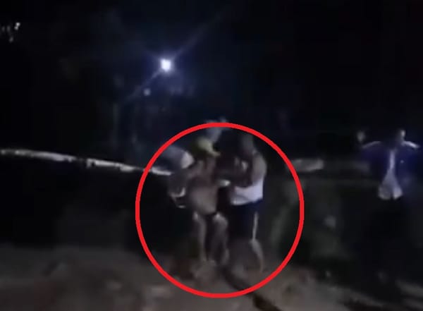 Rescatado un hombre del río Hato en medio de torrencial aguacero en Piedecuesta