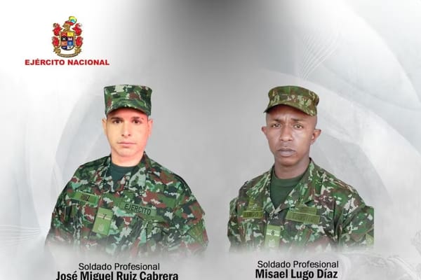 Secuestrados dos soldados que viajaban de Bucaramanga a Arauca por el ELN