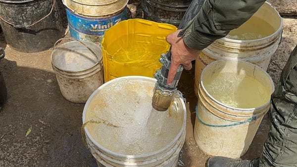 Sequía en Los Santos: Policía lleva 20 mil litros de agua