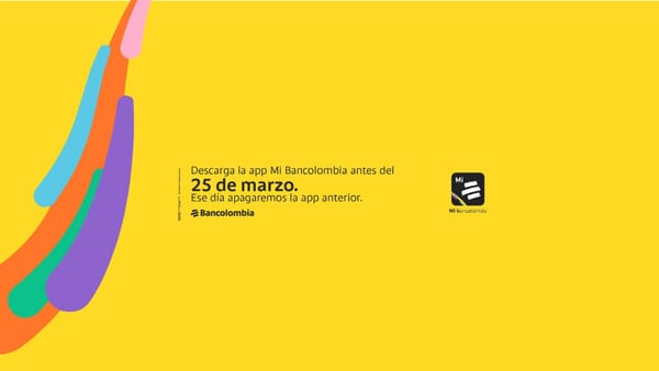 Hoy 25 de marzo se cerrará la app de Bancolombia