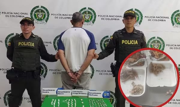 Abuelo iba 'caleto' de drogas camufladas en chunchullo frito para ingresarla en estación de Policía en Bucaramanga