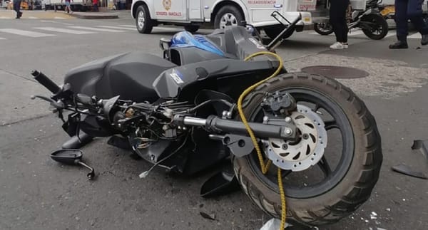 Muere otro motociclista en violento accidente en Bucaramanga