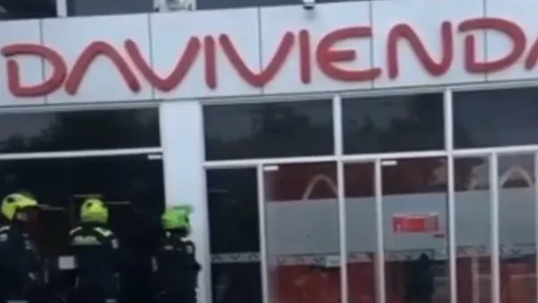 Robo en banco de Aguachica