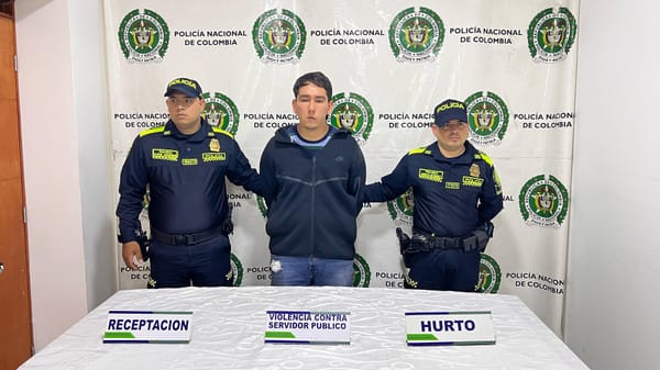 A alias "Sebas" le cayó la ley tras cometer varios robos en Bucaramanga