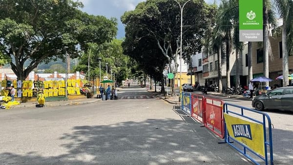ATENCIÓN. Habrá cierres viales para el partido de Copa Libertadores entre Bucaramanga y Fortaleza