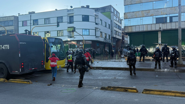 Prisión a grupos indígenas por vandalismo en Bogotá