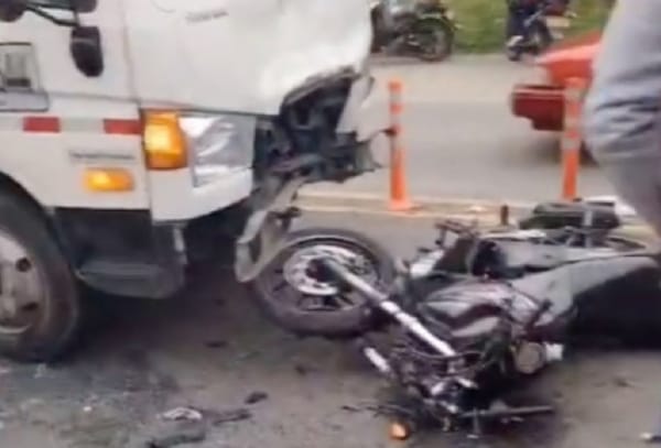 Choque mortal en la vía que une La Fortuna con Bucaramanga
