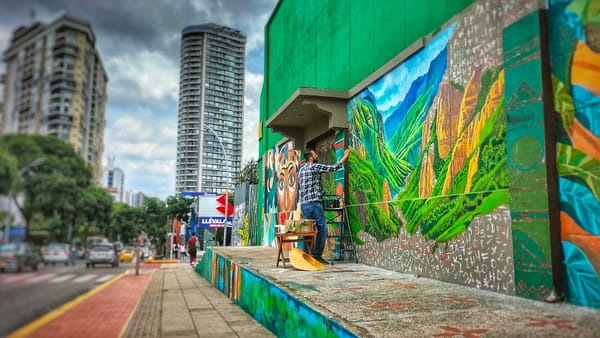 El mural que transforma el corazón de Bucaramanga