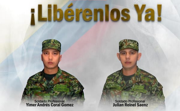 Secuestrados dos soldados profesionales por el ELN en Cúcuta
