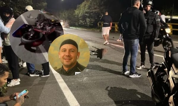 En trágico choque motociclista de alto cilindraje muere al impactar contra un poste