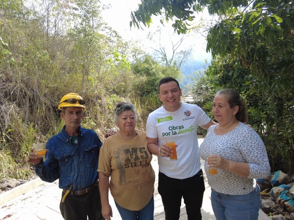 Bucaramanga avanza en infraestructura rural