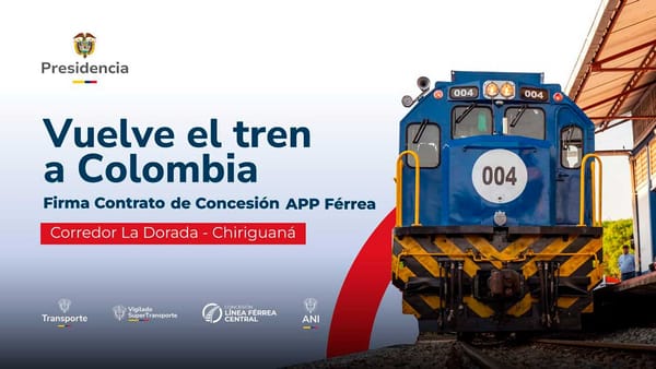 Petro firmó contrato APP que convierte a Santander en el corazón férreo de Colombia
