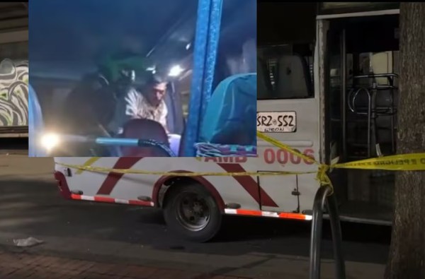 Intento de feminicidio en bus de Bucaramanga: mujer atacada brutalmente con cuchillo por su expareja