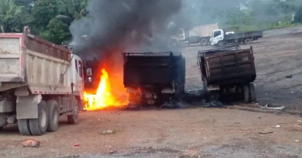 ELN destruyó 33 máquinas en la troncal del Magdalena Medio