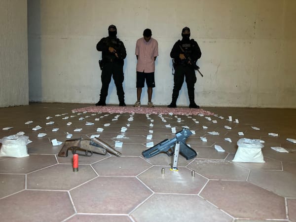 Con armas de fuego protegía su venta de estupefacientes